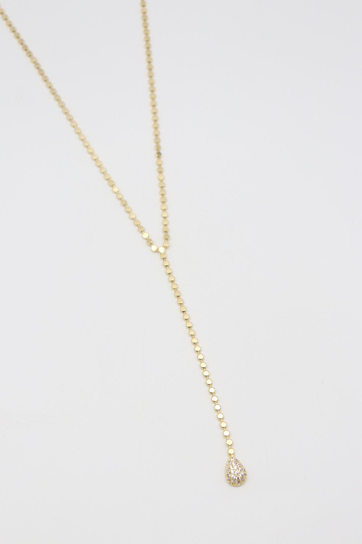 Vıp Kolye 14 K-12655 (45+5cm)