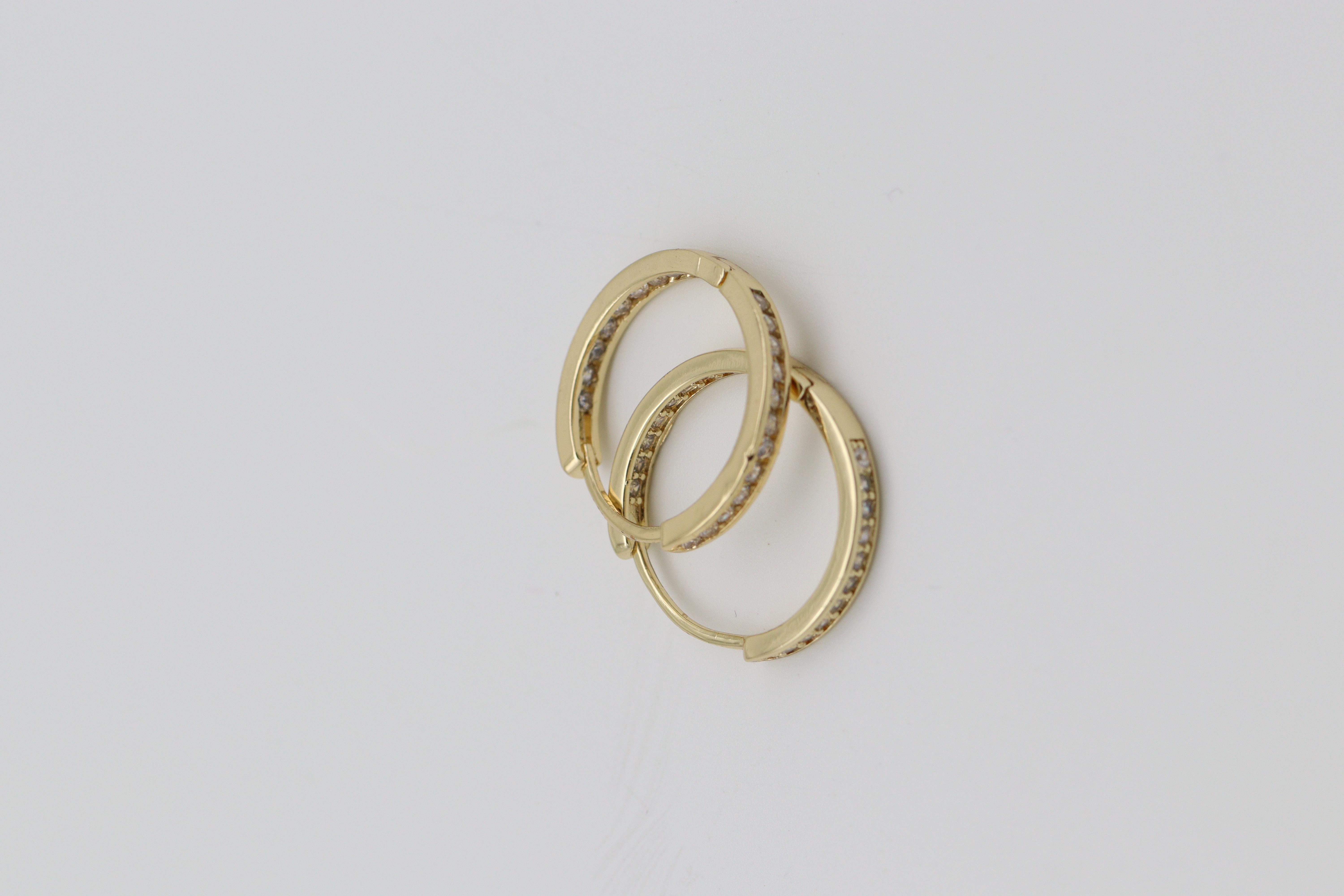 Vıp Küpe 14 K-12971 (20mm)