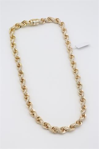 Vıp Dıamond Kolye 14 K-12952 (55cm)