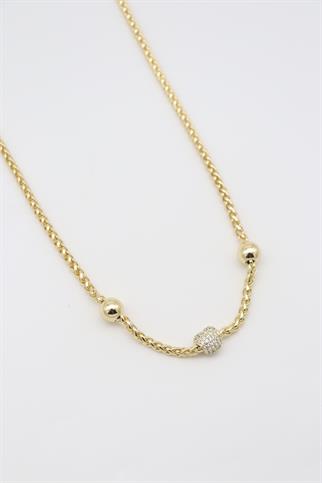 Vıp Kolye 14 K-12894 (45+5cm)