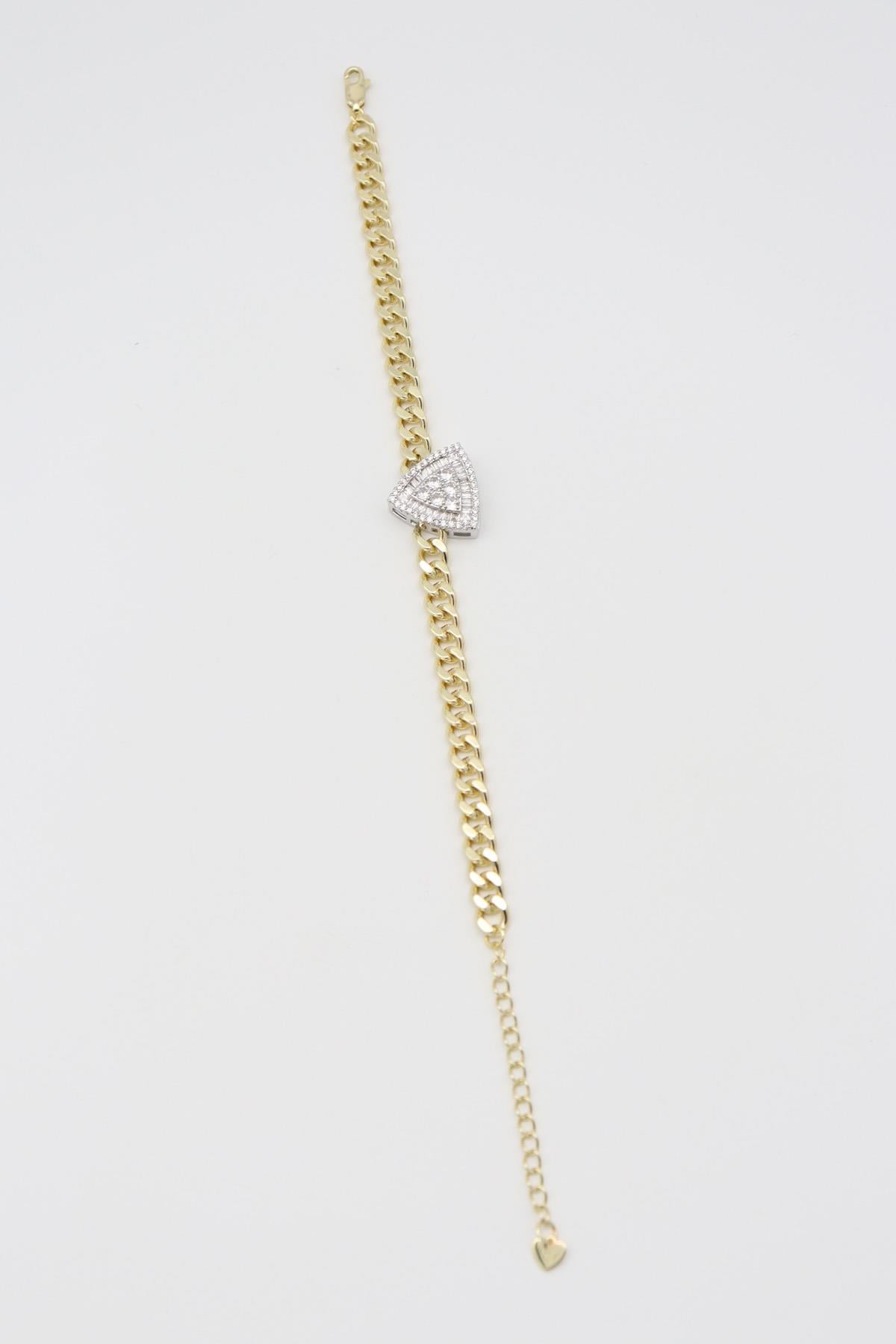 Vıp Bileklik 14 K-10985 (18+4cm)