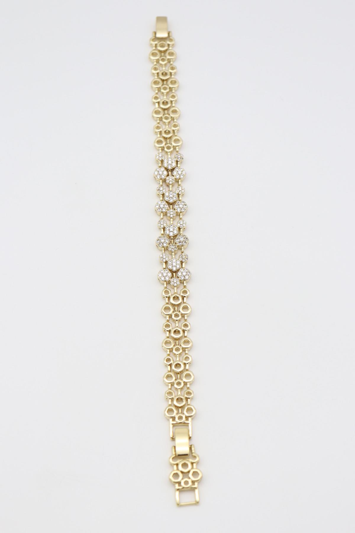 Vıp Bileklik 14 K-11912 (17+2cm)