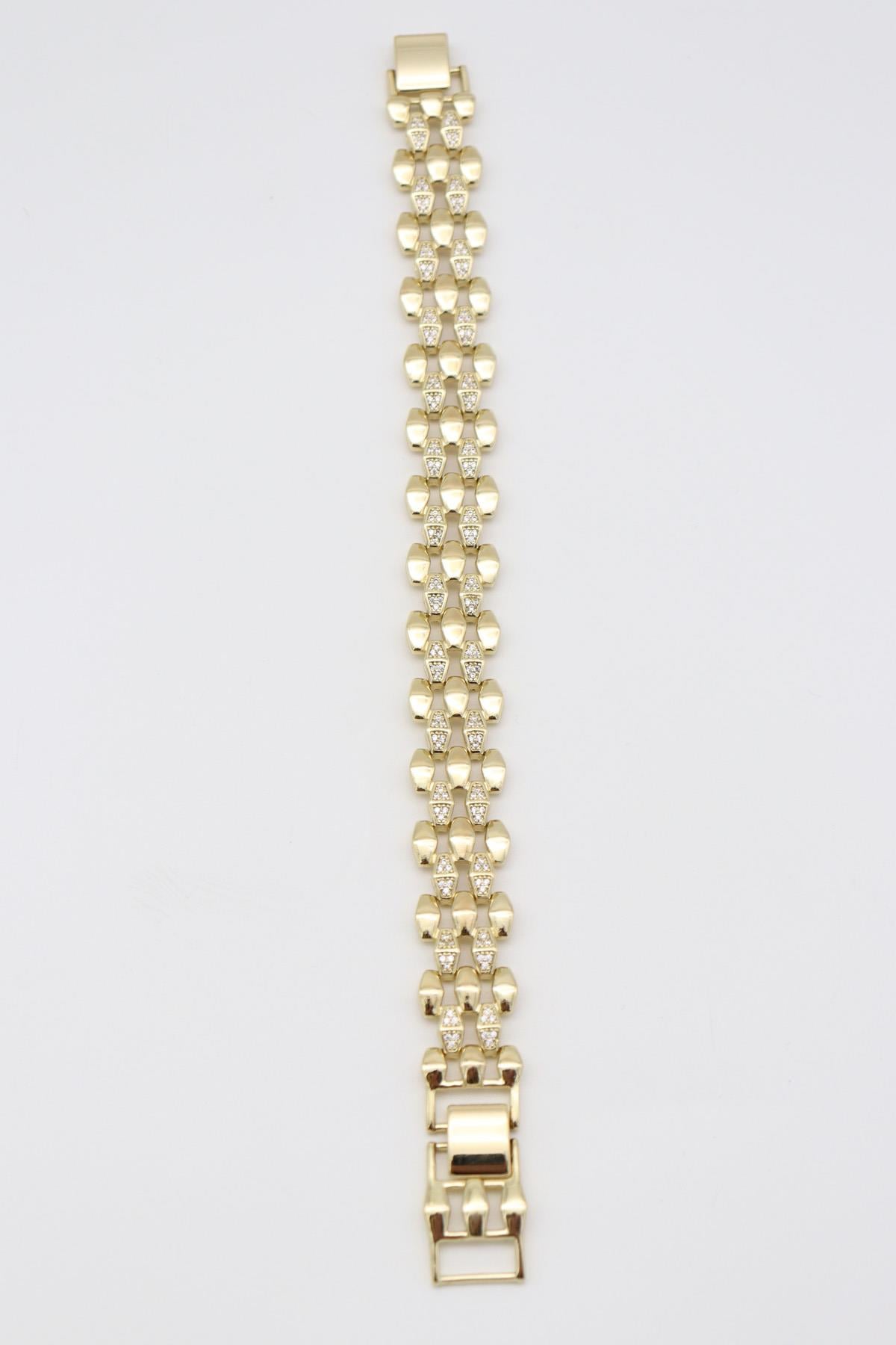 Vıp Bileklik 14 K-12669 (17+2cm)
