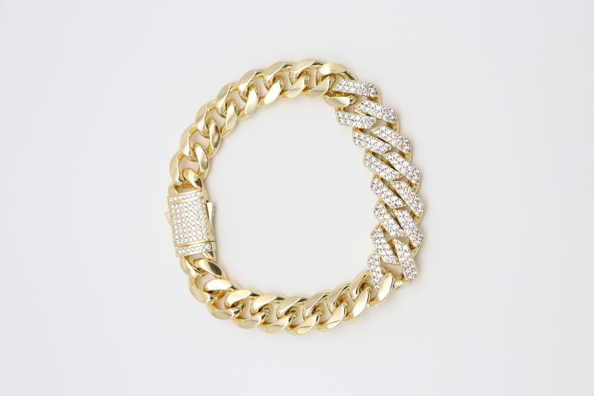 Vıp Bileklik 14 K-12820 (19cm)