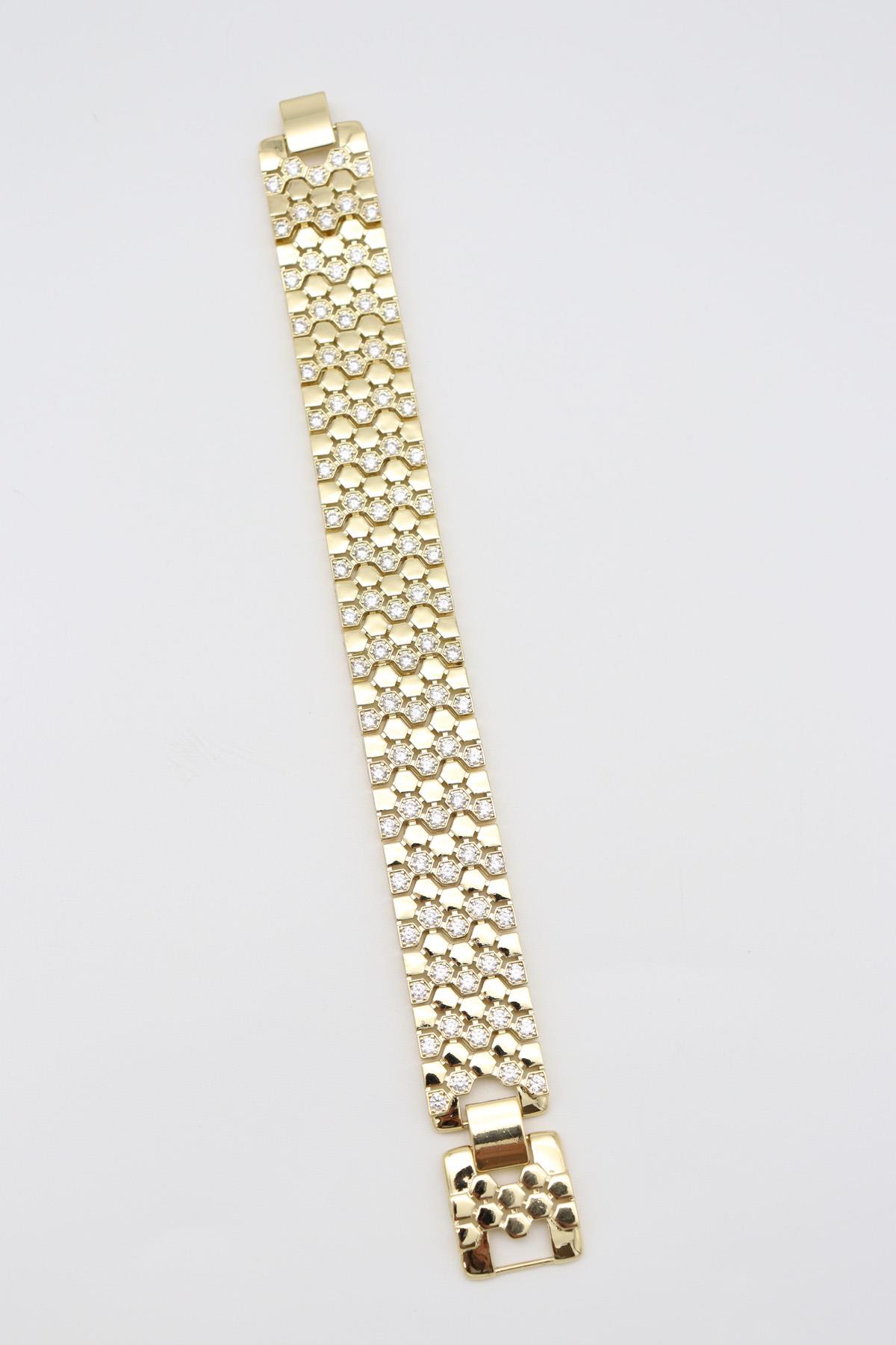 Vıp Bileklik 14 K-12824 (17+2cm)