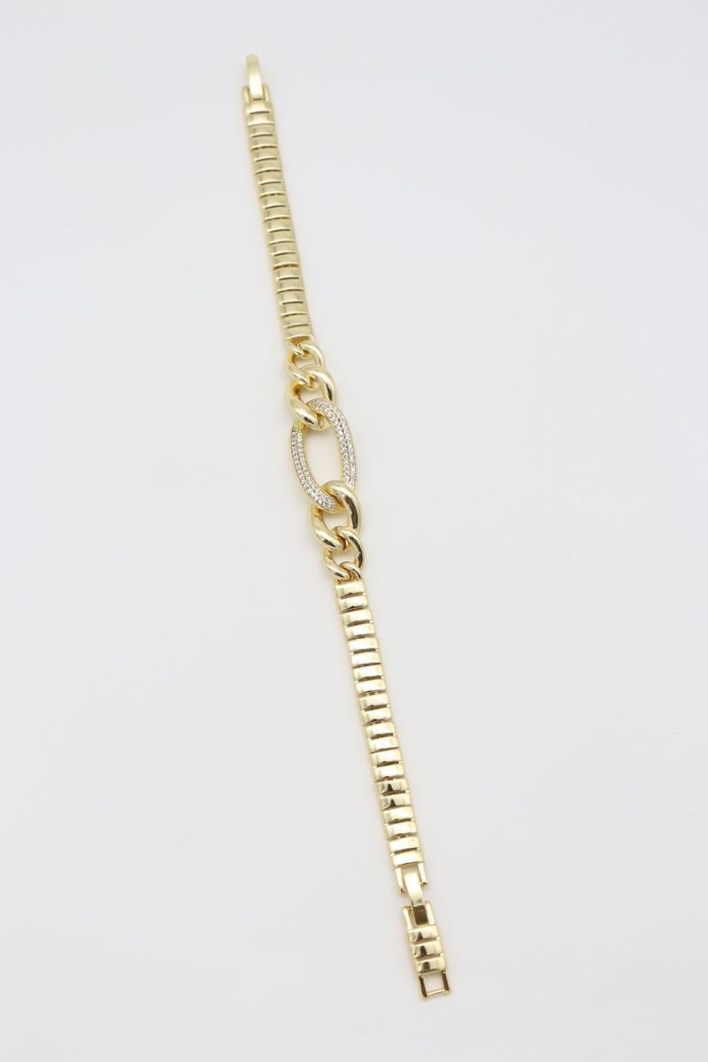 Vıp Bileklik 14 K-12825 (17+2cm)