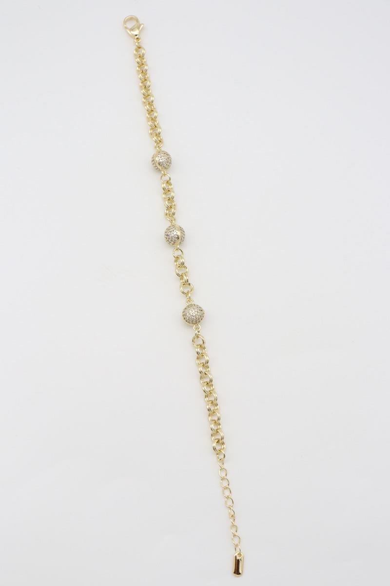 Vıp Bileklik 14 K-13196 (17+3cm)