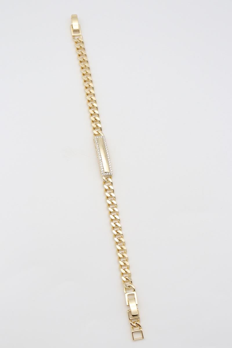 Vıp Bileklik 14 K-13216 (17+2cm)
