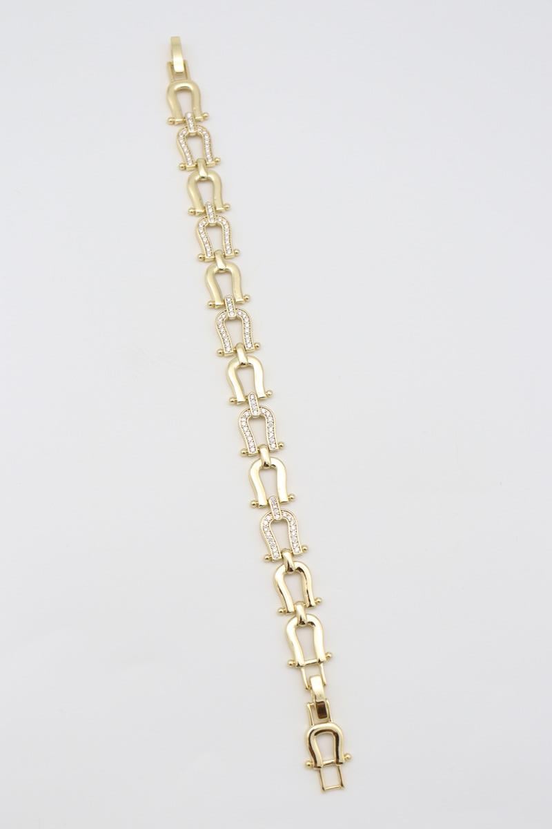 Vıp Bileklik 14 K-13225 (17+2cm)