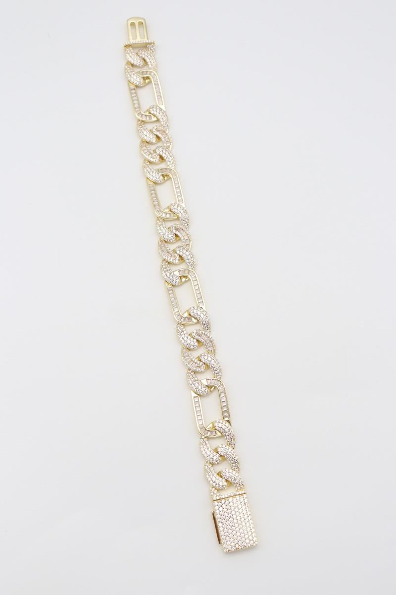 Vıp Dıamond Bileklik 14 K-13408 (19cm)