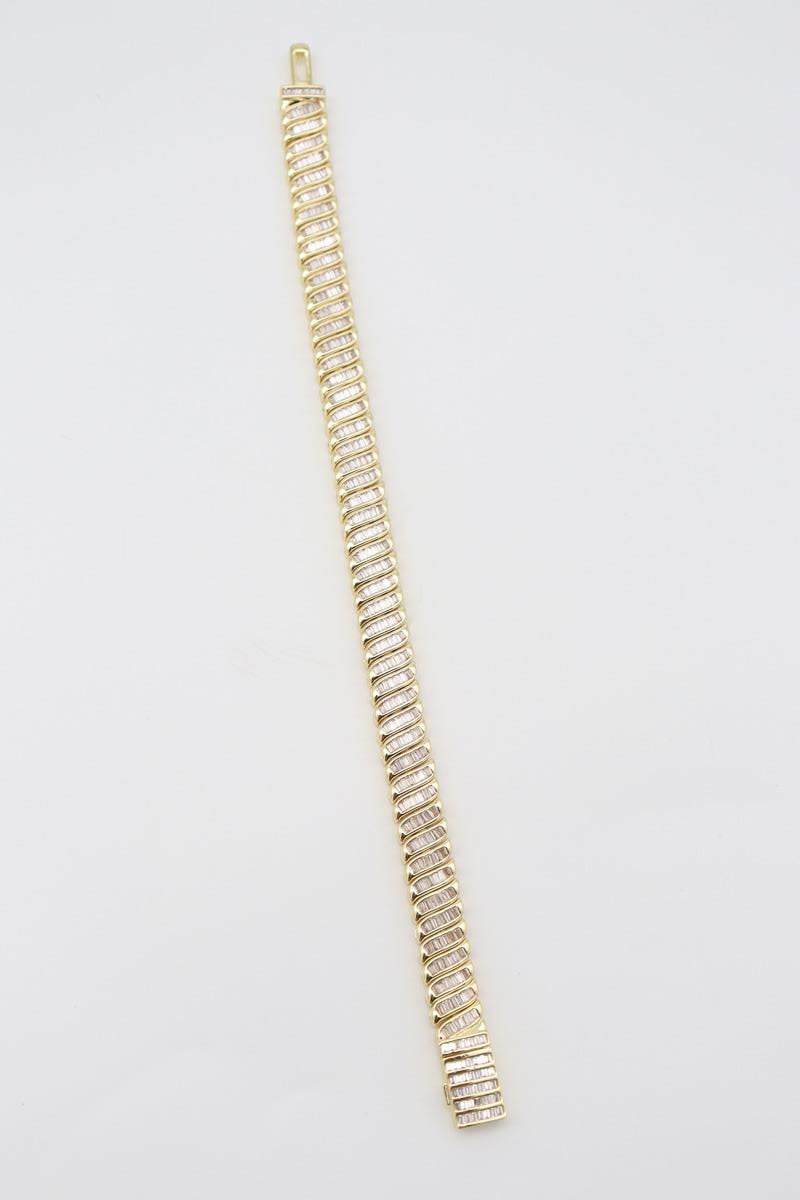 Vıp Dıamond Bileklik 14 K-13411 (19cm)