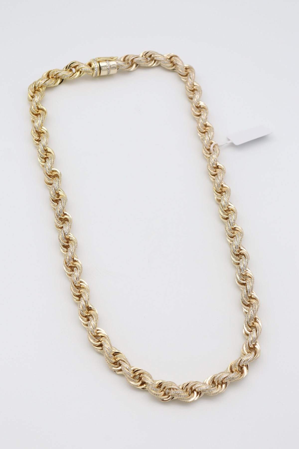 Vıp Dıamond Kolye 14 K-12952 (55cm)