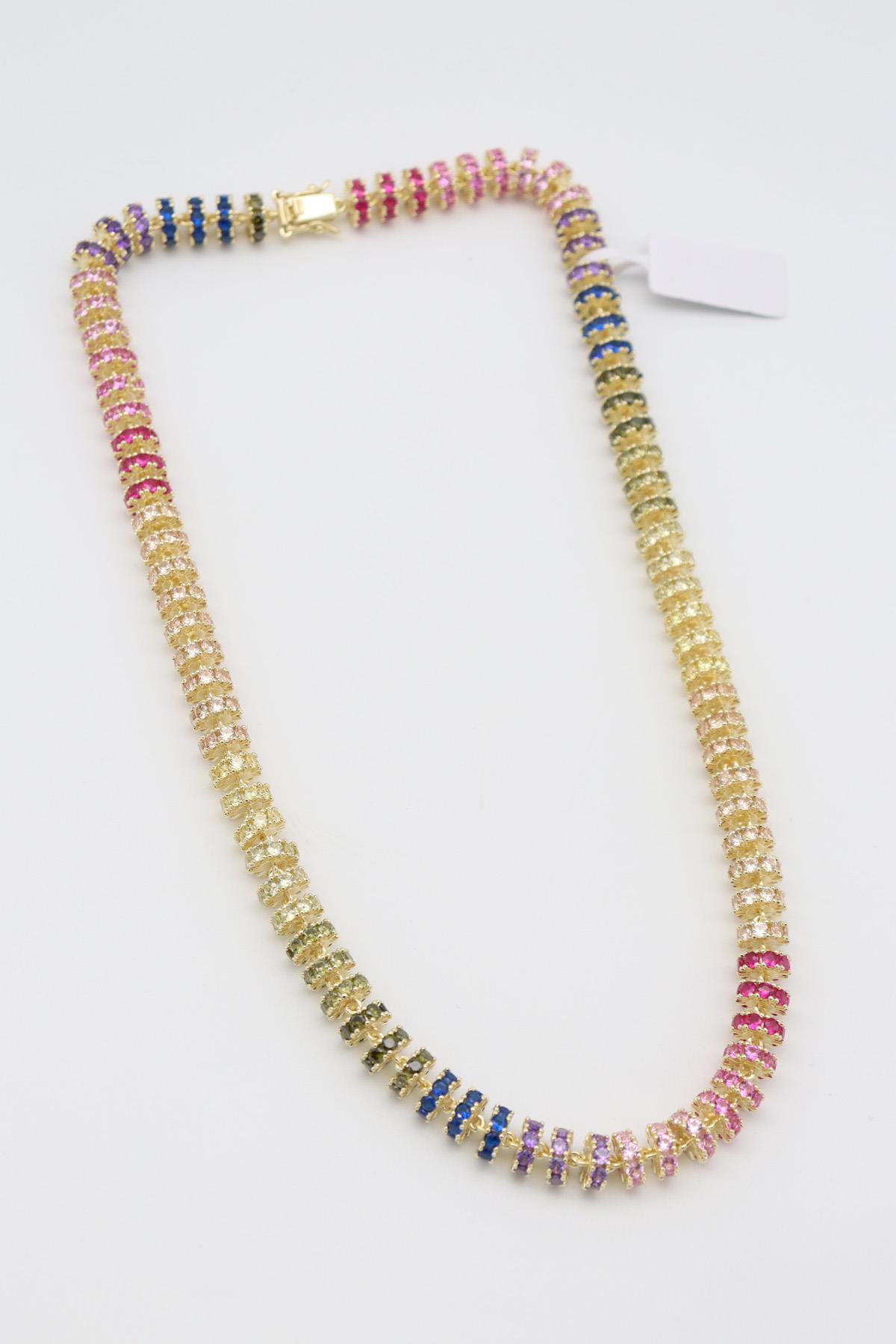 Vıp Dıamond Kolye 14 K-12954 (45cm)