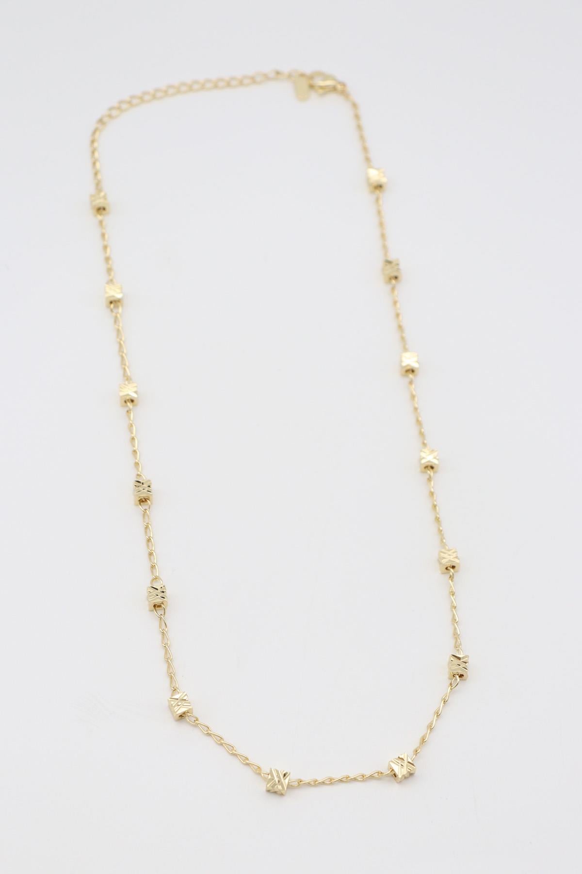 Vıp Kolye 14 K-13357 (40+5cm)