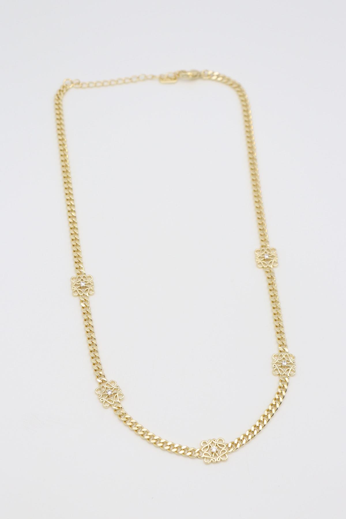 Vıp Kolye 14 K-13497 (40+5cm)