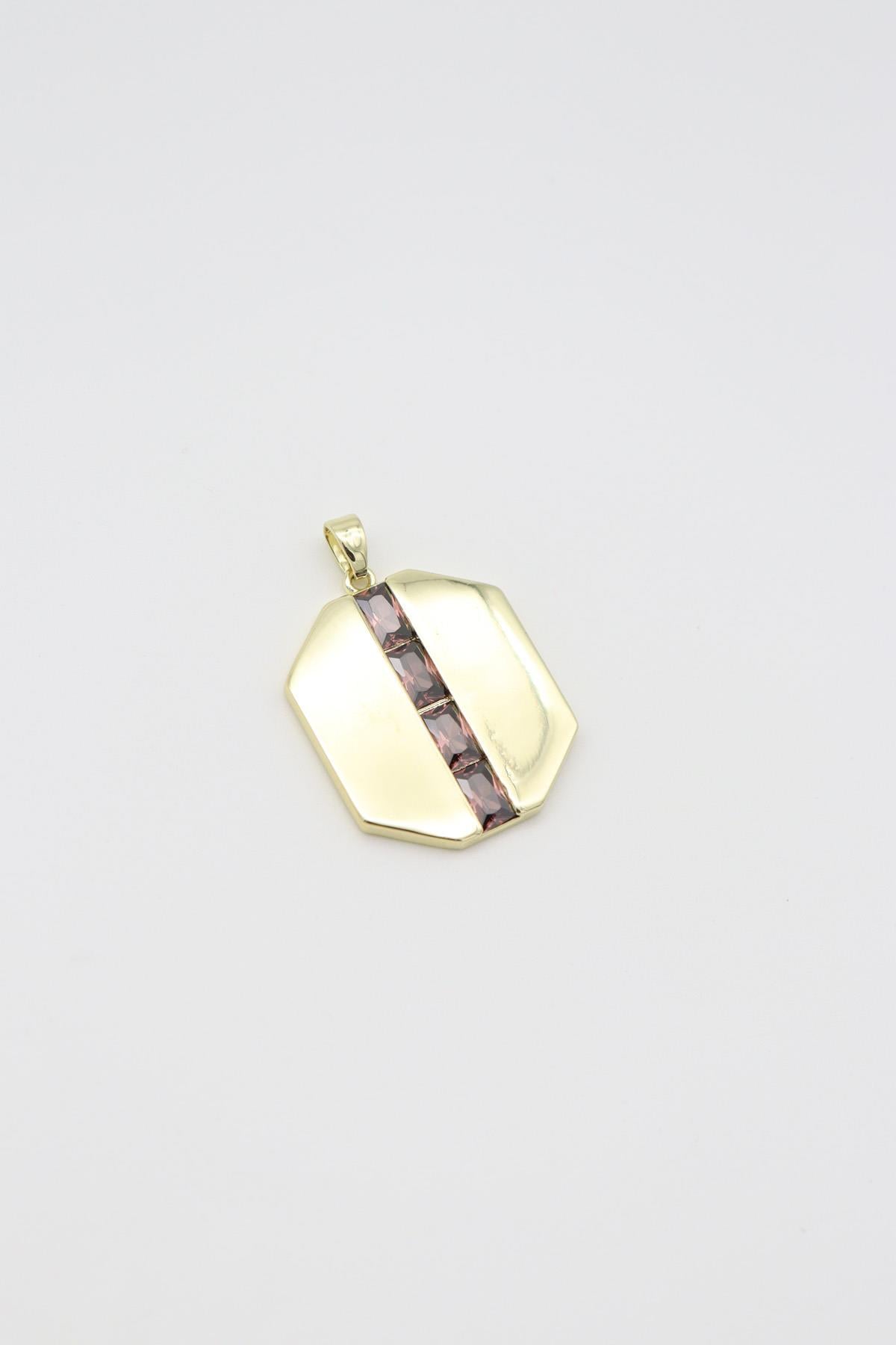 Vıp Kolye Ucu 14 K-12865 (25mm)
