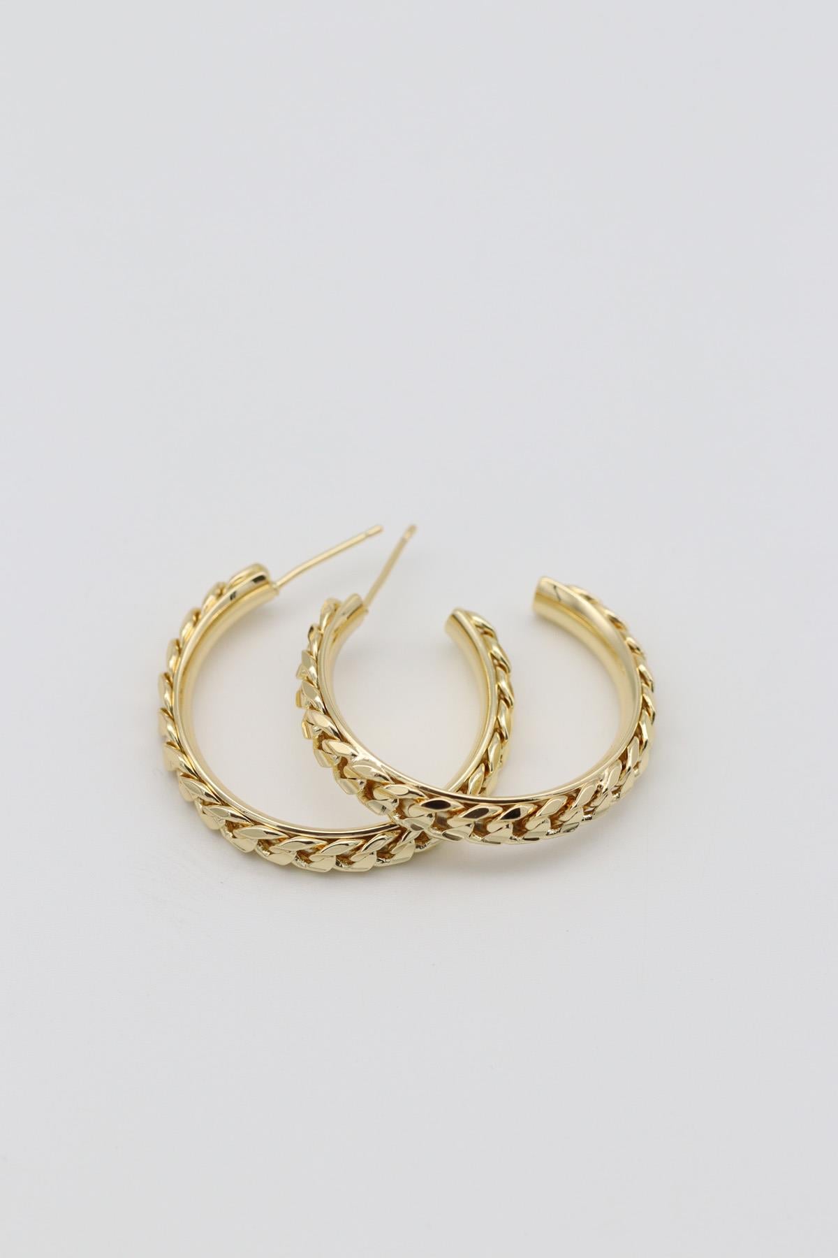 Vıp Küpe 14 K-12739 (32mm)