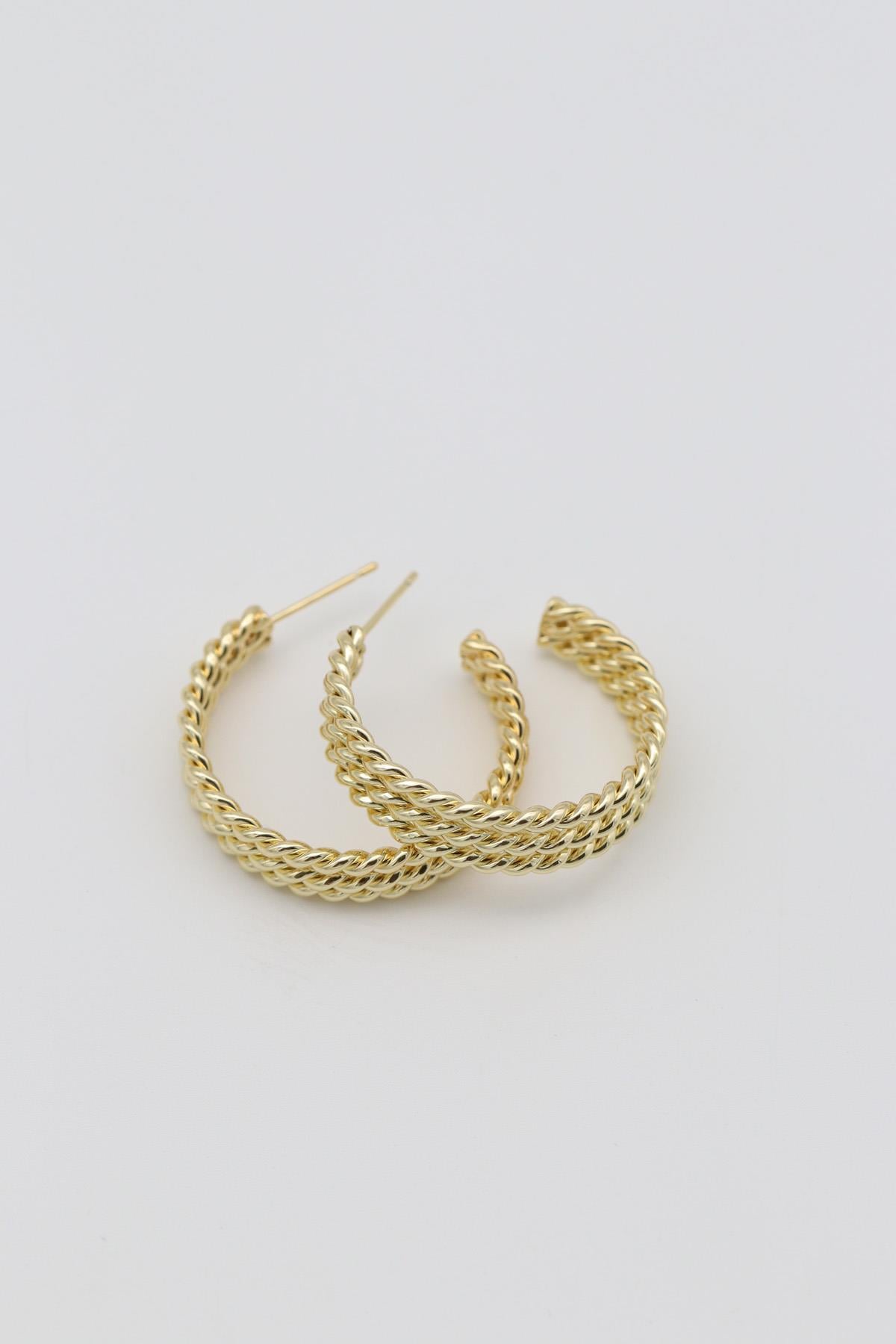 Vıp Küpe 14 K-12740 (30mm)