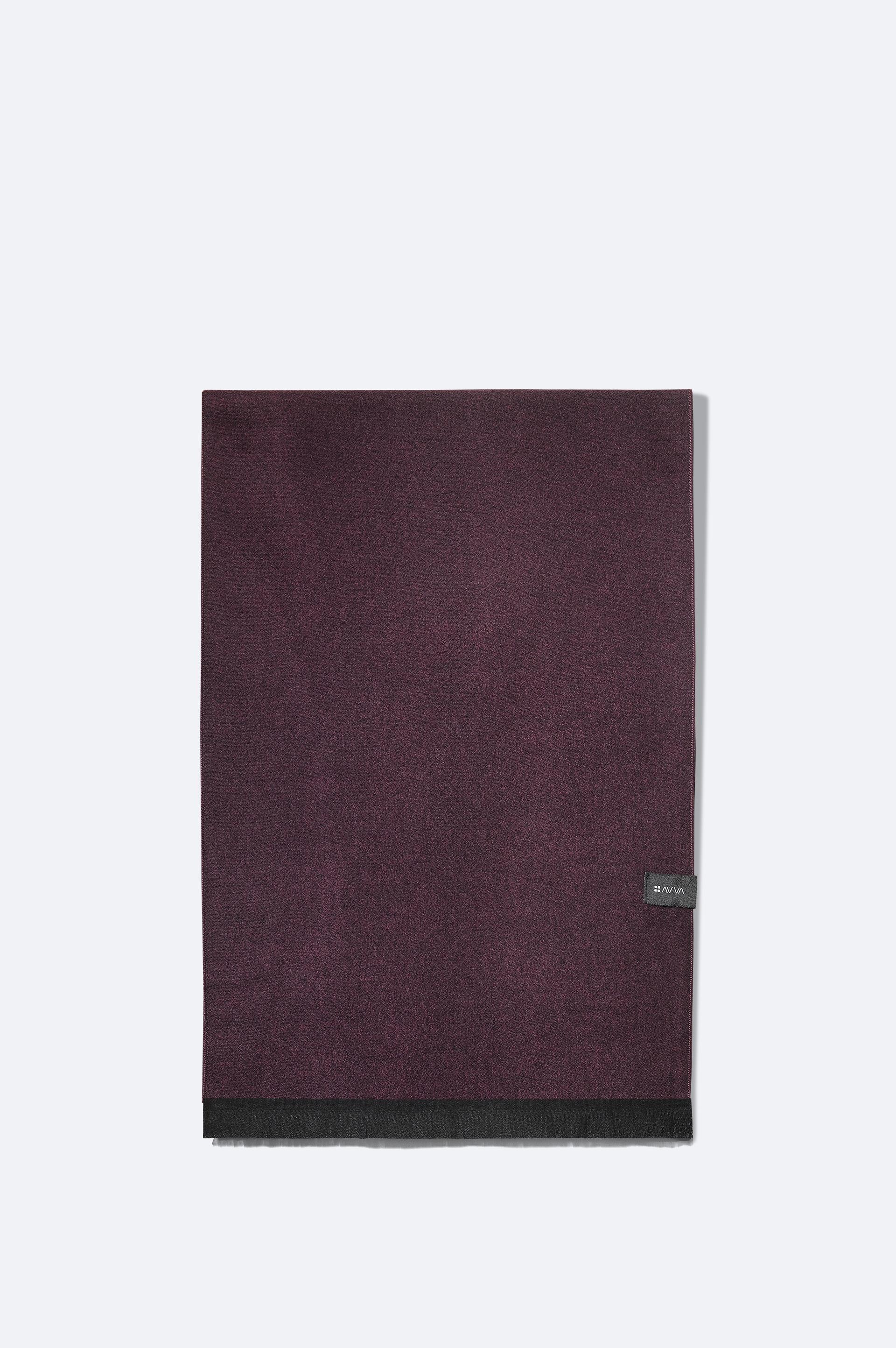 AVVA Bordo Viskon Karışımlı Püsküllü Şal görsel 2