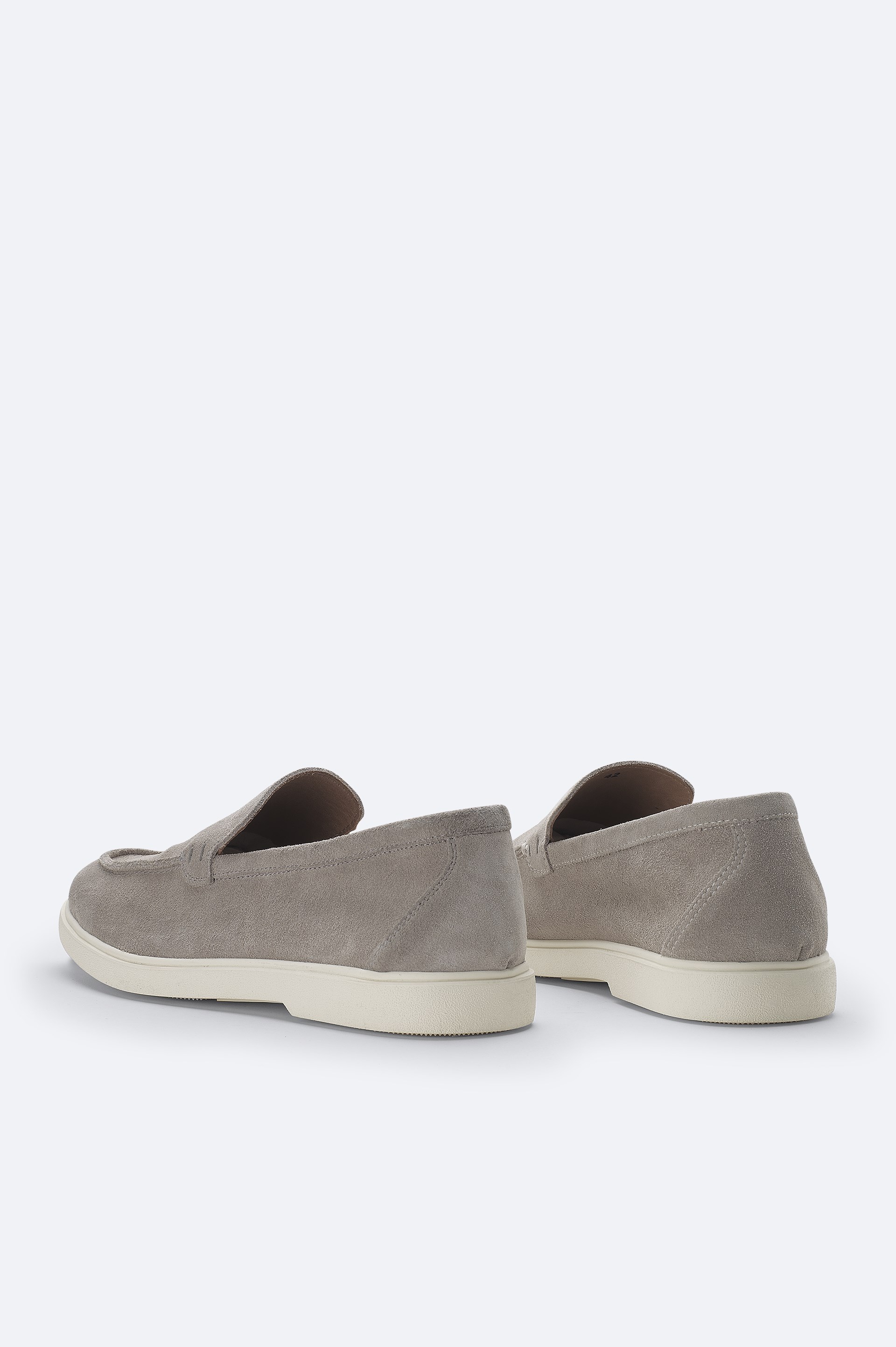 AVVA Taş %100 Süet Hafif Loafer Ayakkabı görsel 3
