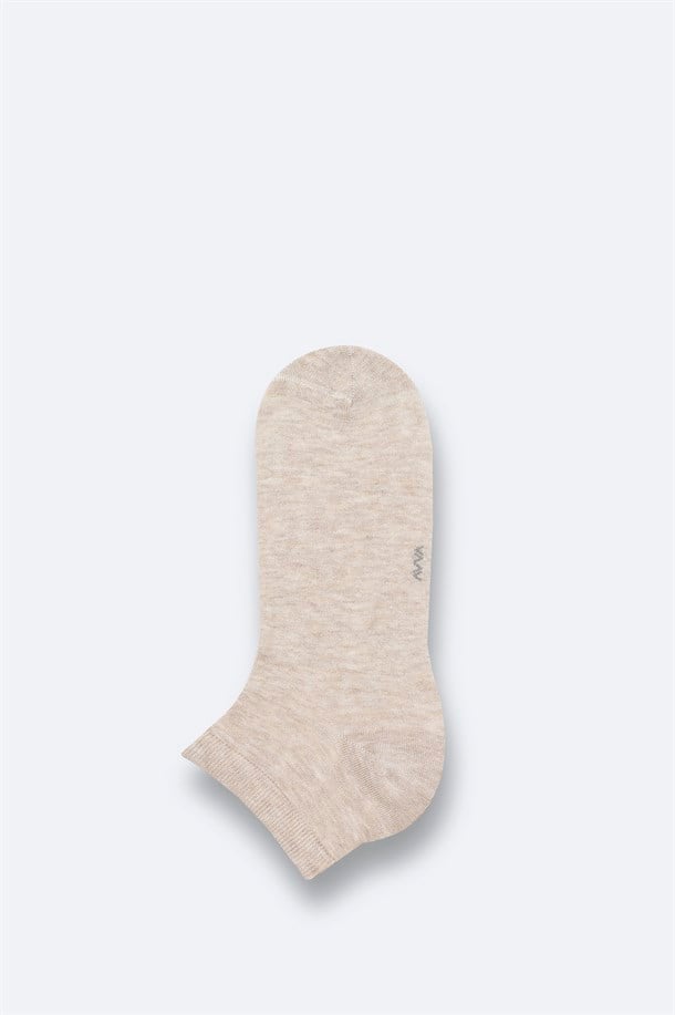 Açık Bej Patik Çorap