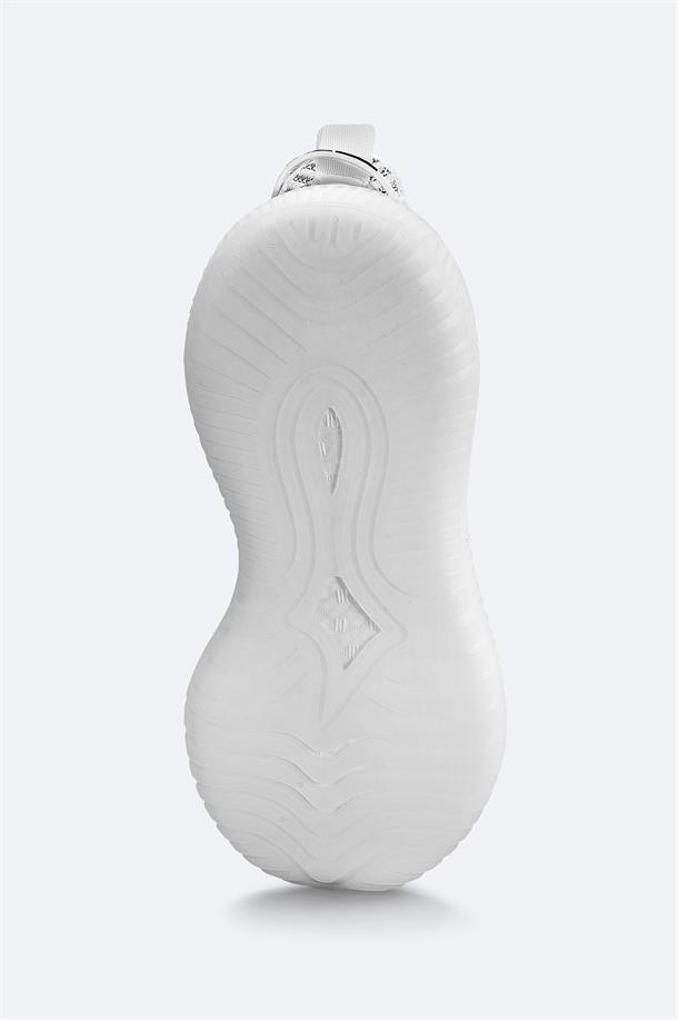 Açık Gri Nefes Alan Hafif Sneaker Ayakkabı