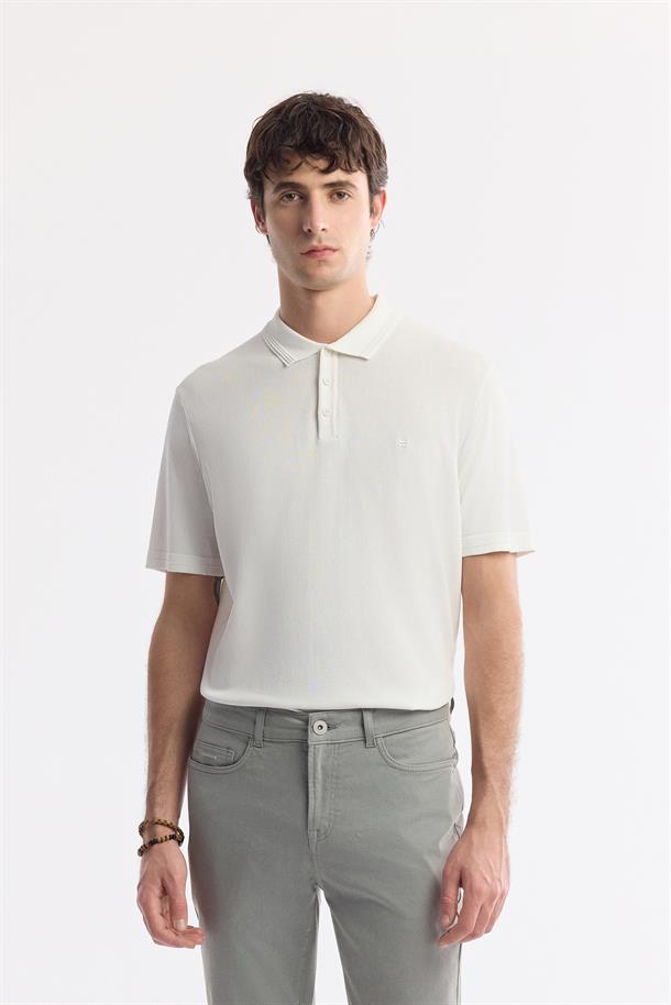 Açık Haki Klasik Bel Soft Touch Pamuklu Pantolon