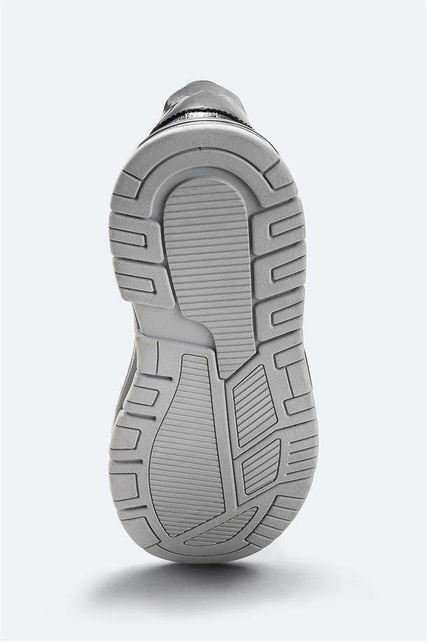 Antrasit %100 Deri Esnek Taban Hafif Casual Ayakkabı