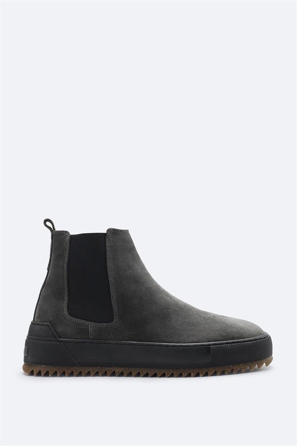 Antrasit %100 Süet Esnek Taban Hafif Chelsea Bot