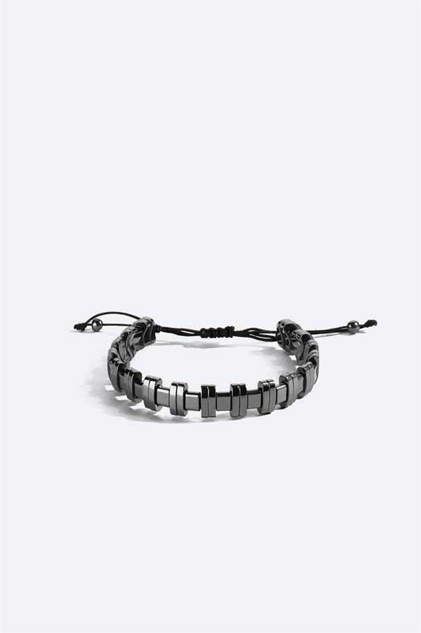 Anthracite Hematite Stone Bracelet