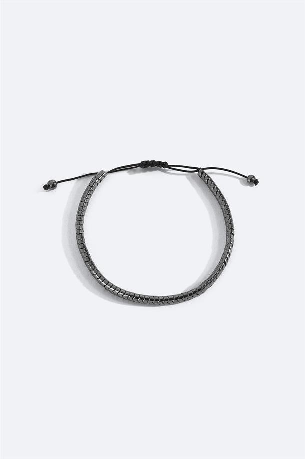 Anthracite Hematite Stone Bracelet