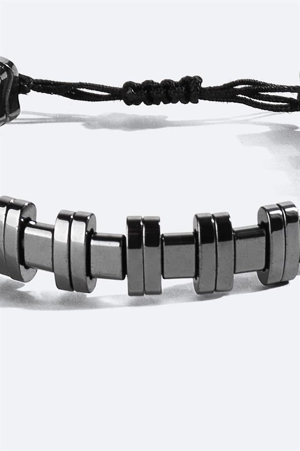 Anthracite Hematite Stone Bracelet