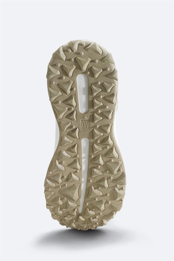 Bej %100 Deri Esnek Taban Hafif Casual Ayakkabı 