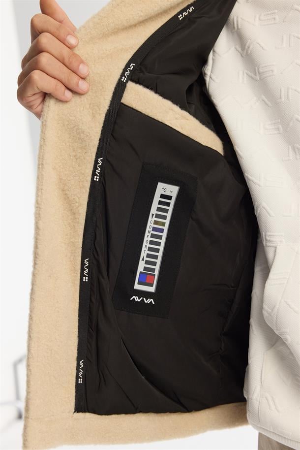 Beige Fleece Jacket
