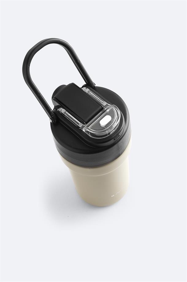 Bej %100 Çelik Termos 500 ML