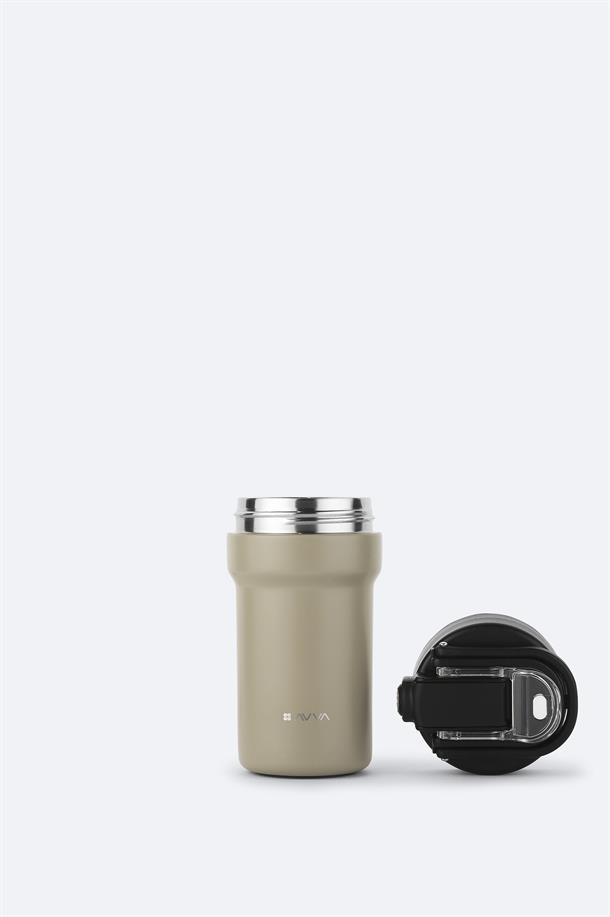 Bej %100 Çelik Termos 500 ML