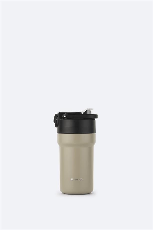 Bej %100 Çelik Termos 500 ML