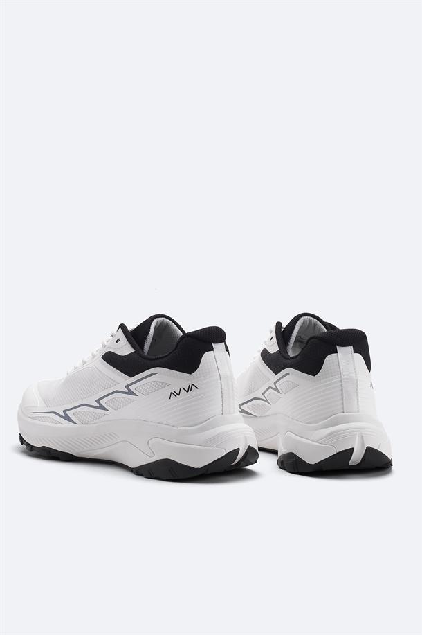 Beyaz Nefes Alan Hafif Sneaker Ayakkabı