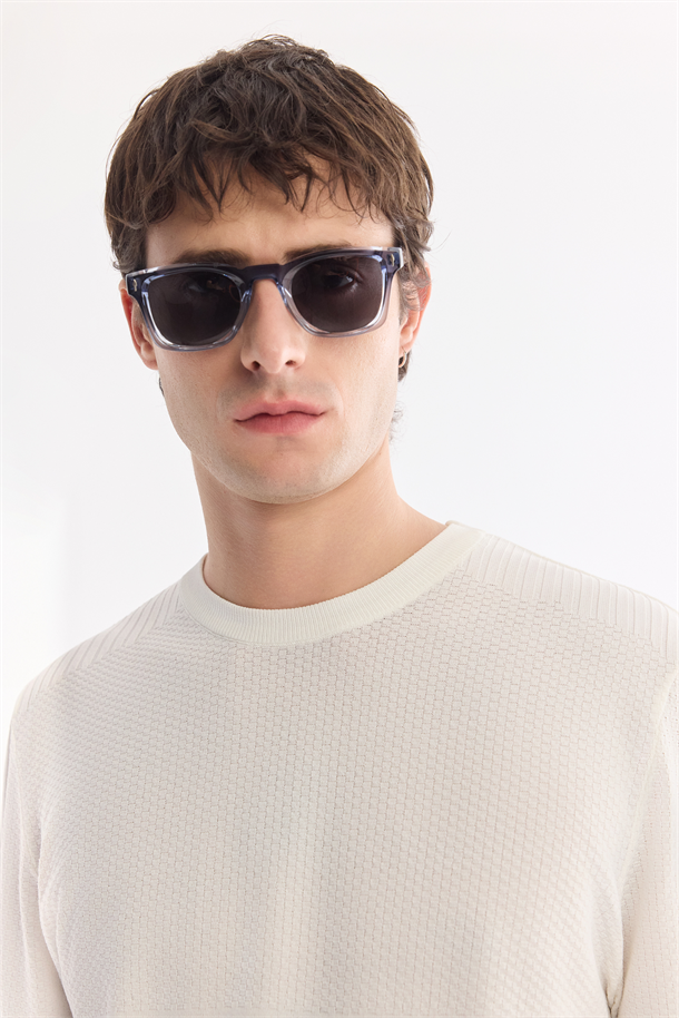 Ekru Bisiklet Yaka Kırışmayan Kolay Ütülenen Kazak