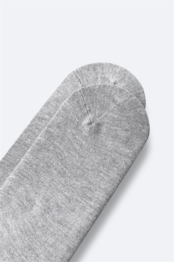 Gri Bambu Sneaker Çorap