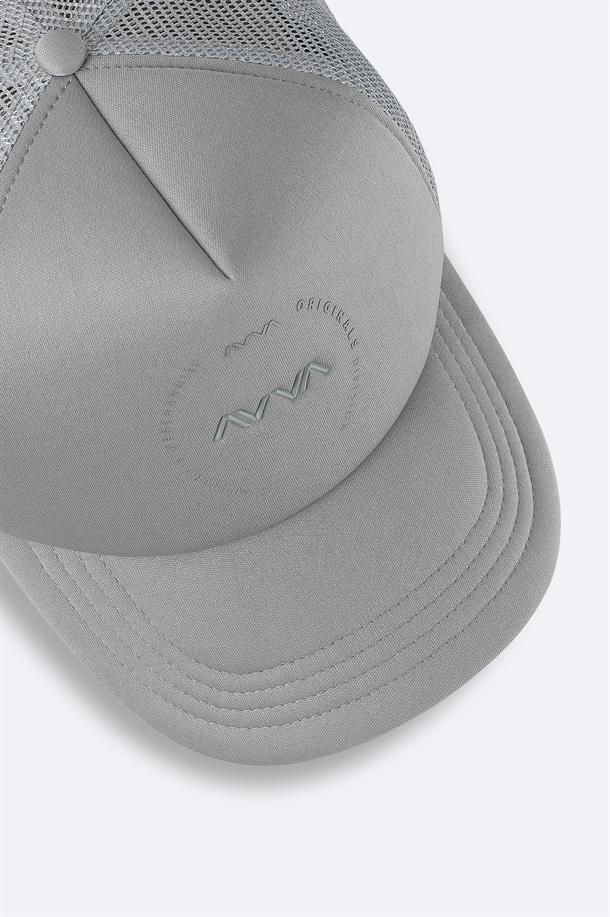 Gri Baskılı Şapka