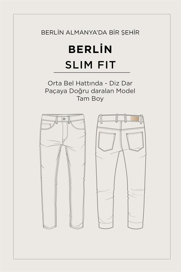 Gri Eskitme Yıkamalı Esnek Jean Pantolon