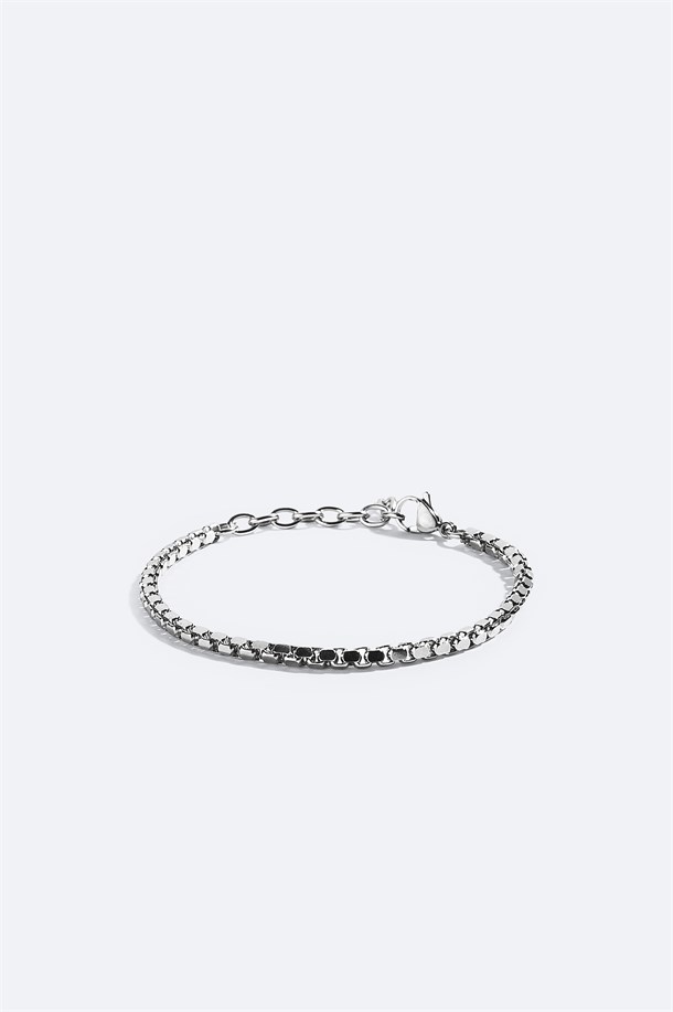 Silver 100% Steel Bracelet