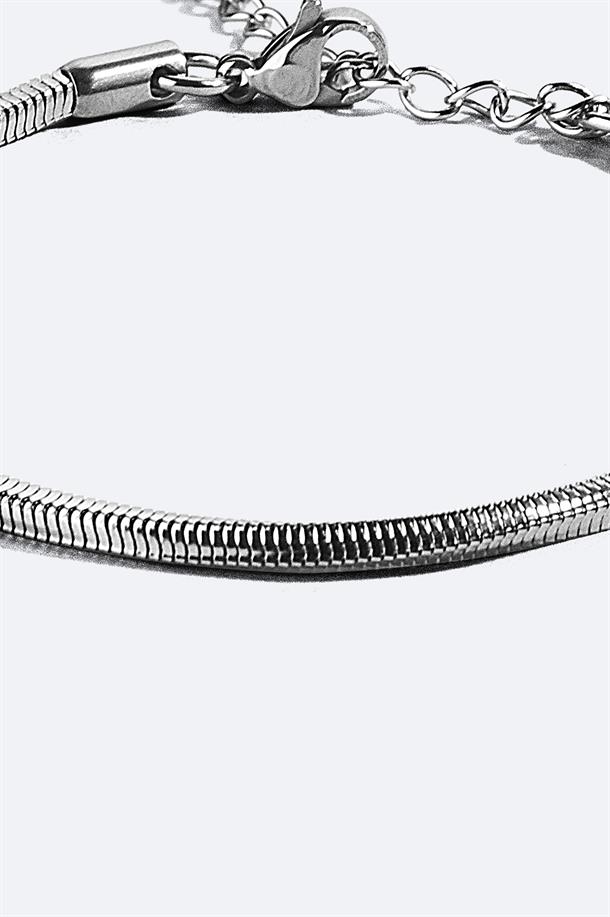 Silver Color Stainless Steel Bracelet