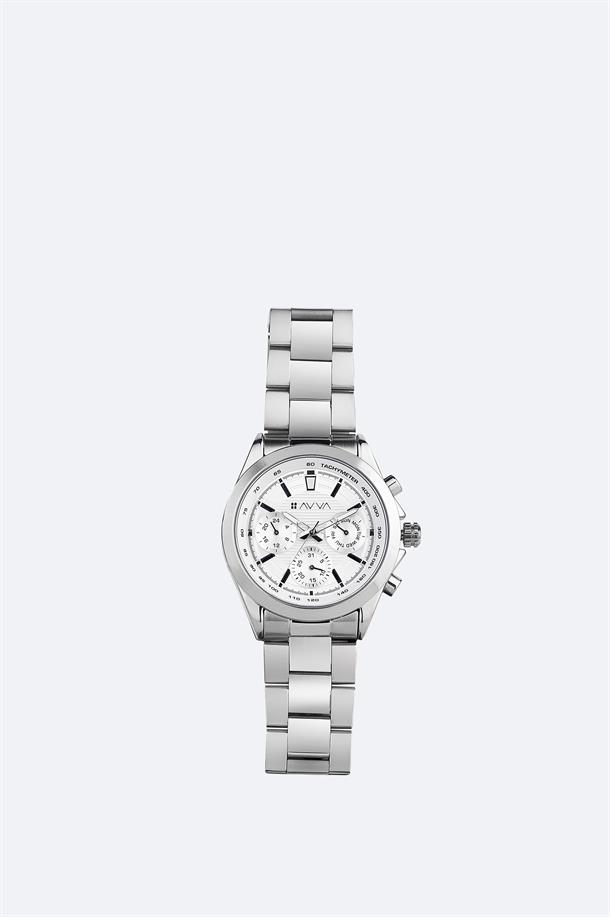 Gümüş Hediye Kutulu Metal Kordonlu Kol Saati