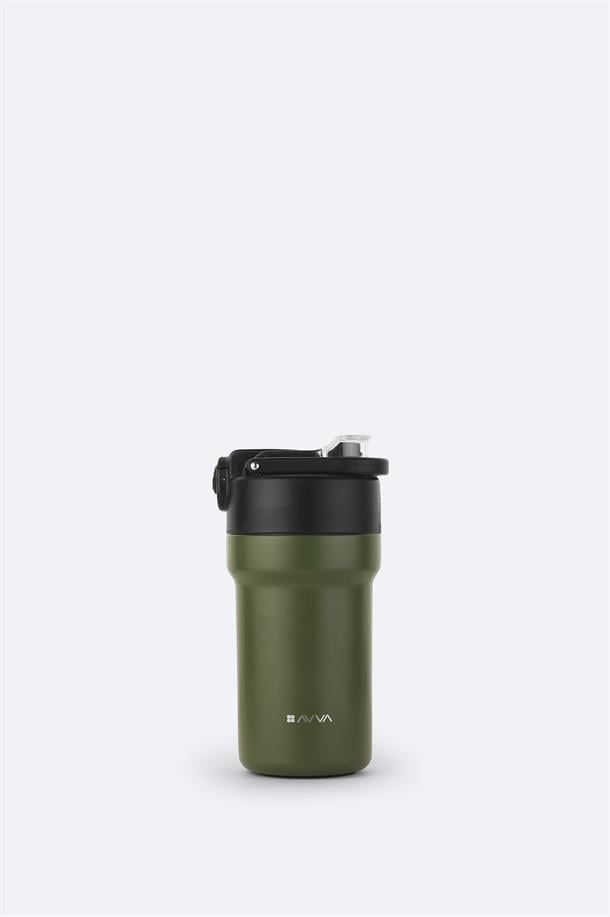 Haki %100 Çelik Termos 500 ML