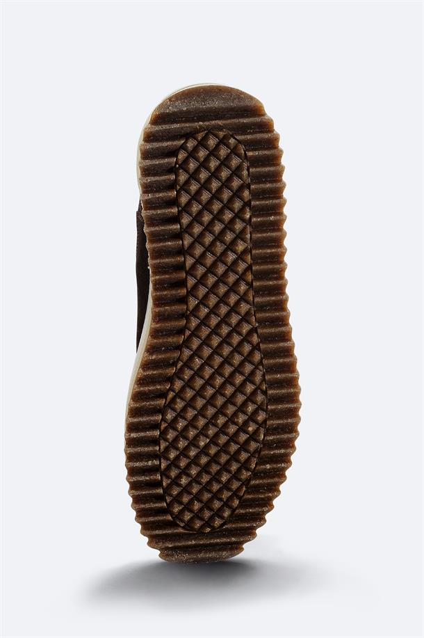 Kahverengi %100 Süet Esnek Taban Hafif Chelsea Bot