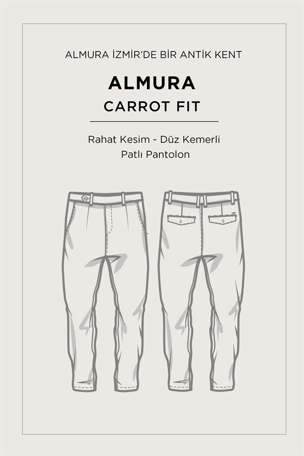 Kahve Klasik Bel Yün Karışımlı Soft Touch Pantolon