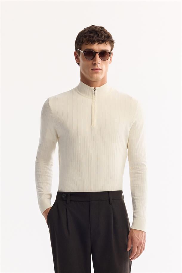 Kahve Klasik Bel Yün Karışımlı Soft Touch Pantolon