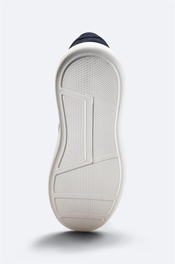 Lacivert %100 Süet Esnek Taban Hafif Casual Ayakkabı 